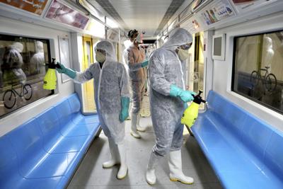 Iran Virus Outbreak Mideast