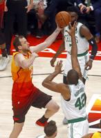 Ingles scores 27 points; Jazz outlast Celtics