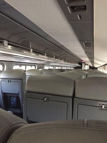 Empty Amtrak Train