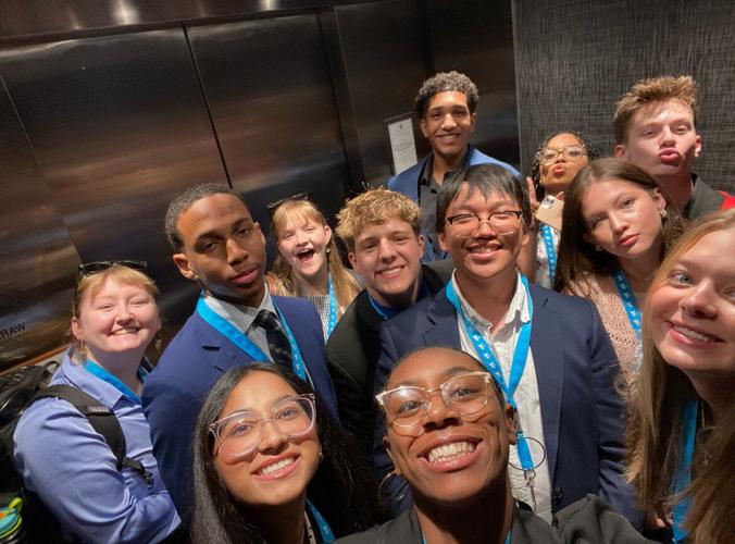 Wilkes and her "family group"